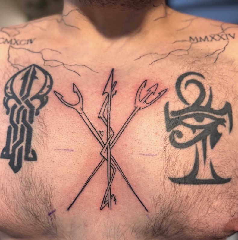 Norse & Egyptian Chest Symbols