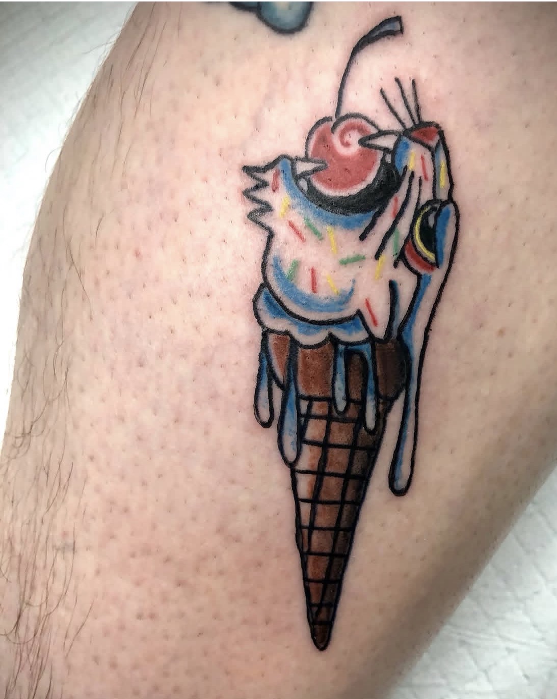 Deborah Joy Garrison — Traditional Colour Ice Cream Cone