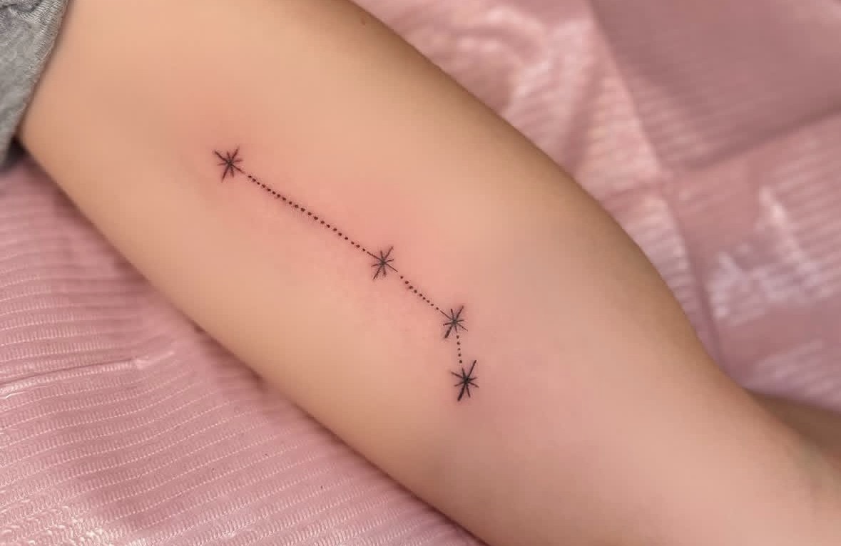 Aries Constellation Fine Line