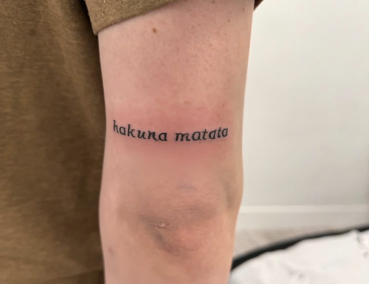 'Hakuna Matata' Arm Script