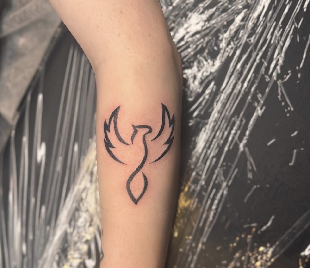 Minimal Phoenix Silhouette