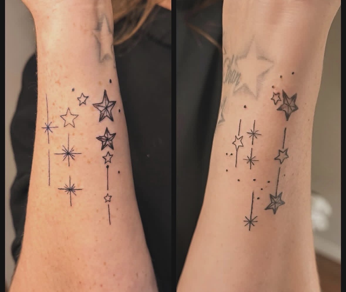 Falling Stars Forearm Set