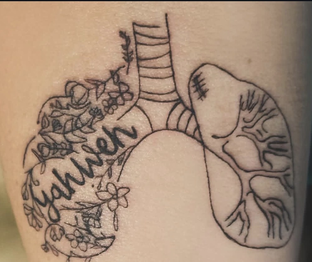 Anatomical Lungs 'Yahweh' Florals